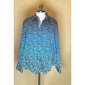 Robert Graham patterned long sleeve collared shirt
